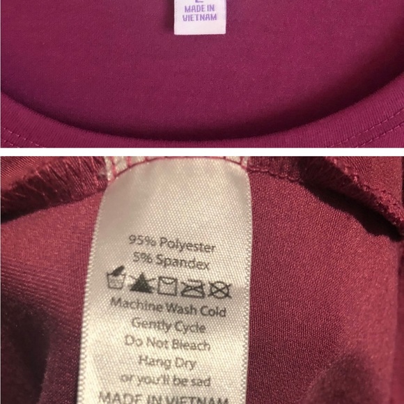 Lularoe Fuchsia Carly - Picture 2 of 2